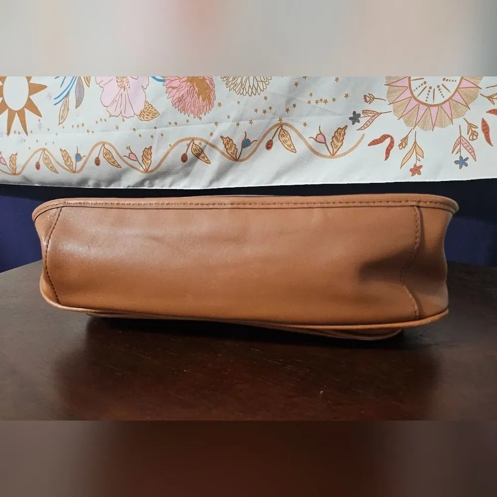 Tory Burch Leather Saddle Bag